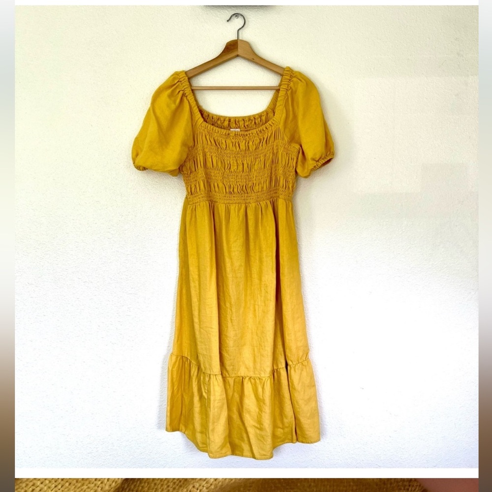 Isabel Maternity by Ingrid & Isabel Yellow Dress